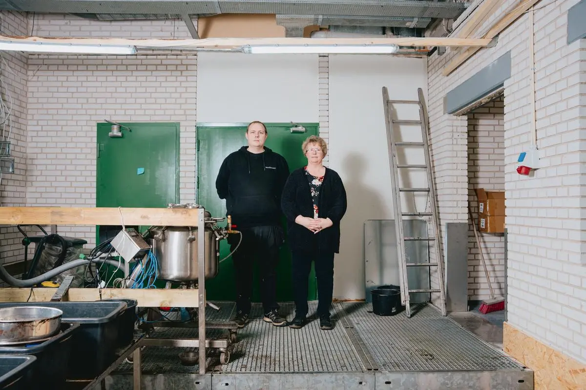 De to ejere af NordInvent i lokalerne i Næstved